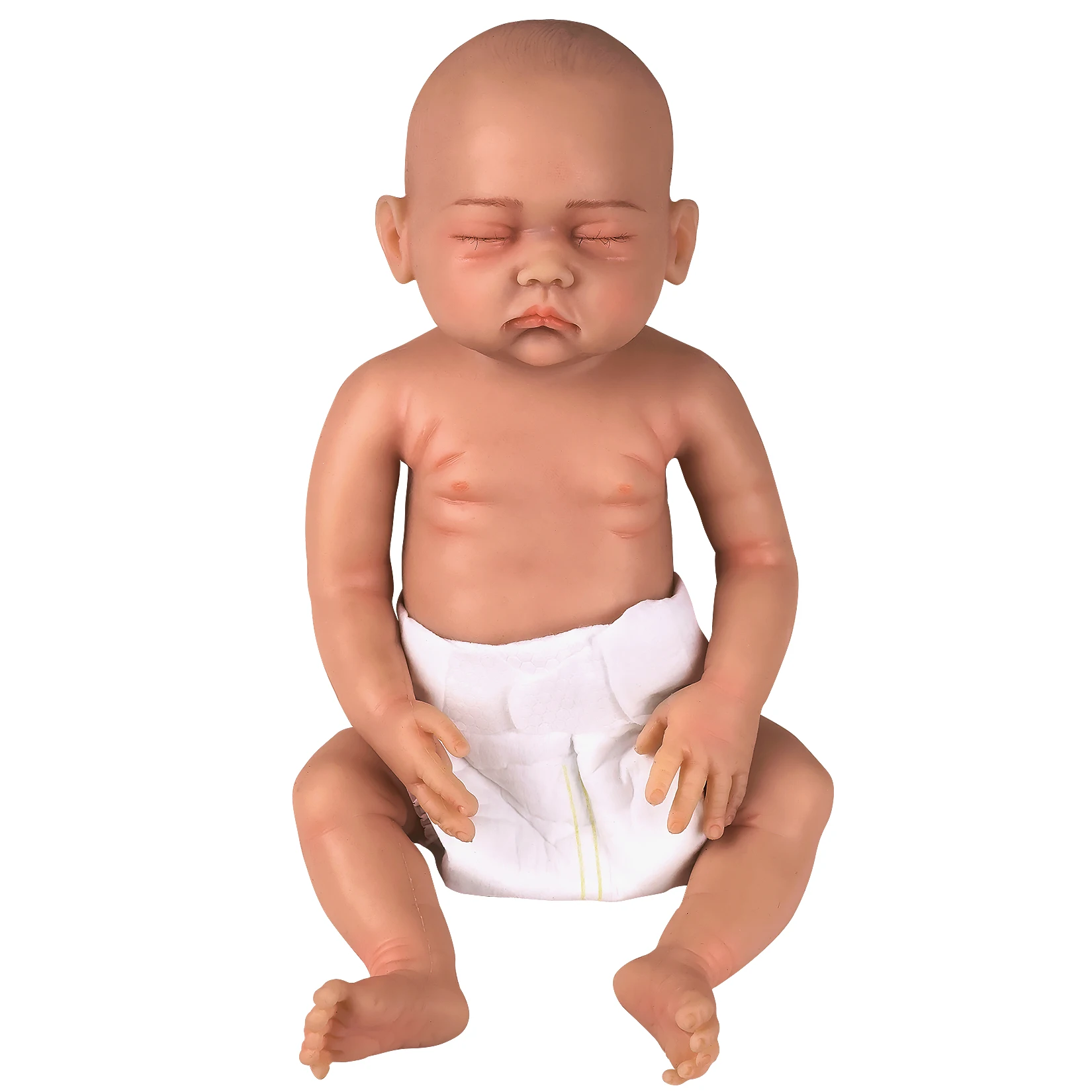 43 CM Realistic Reborn Baby Dolls Children Toys Full Body Silicone Baby Rebirth Girl Gift New Silicone Reborn Baby Dolls