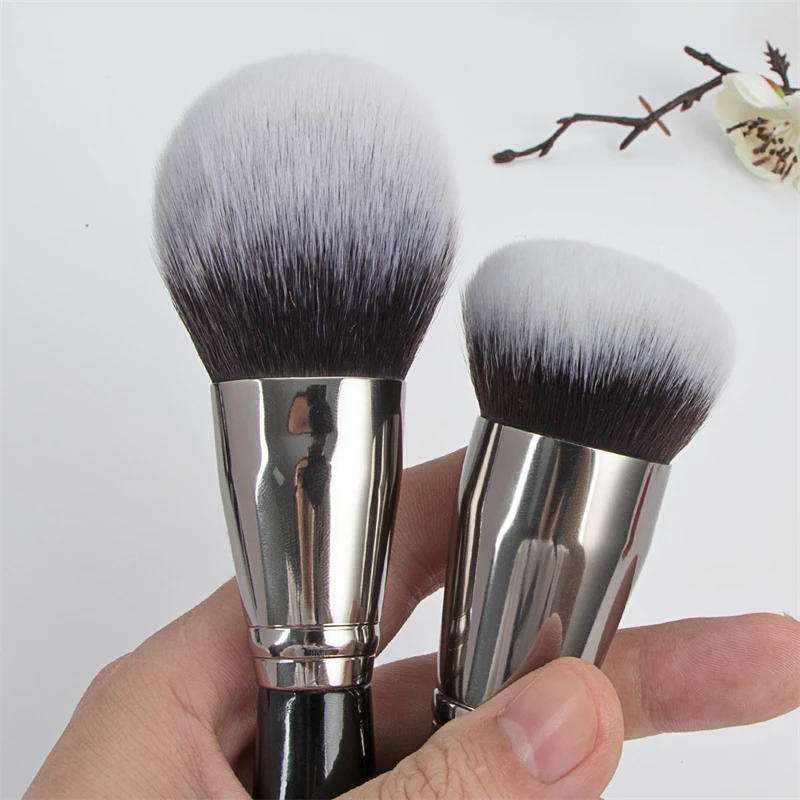 High End Black Luxury 36pcs Custom Logo Cosmetic Brush Wooden Handle Professional Buffer Makeup Brushes Set