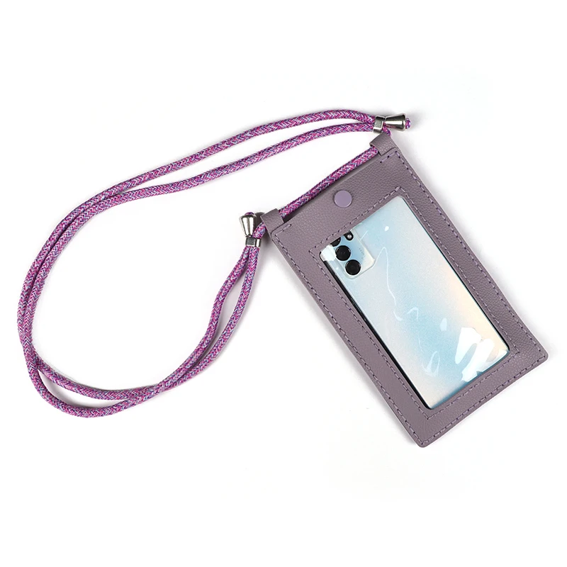 2022 DIY Handmade Leather Purse Mobile Phone Bag Touch Screen Bags Art Crafting Sewing Kit Bag Toys For Girls Kids Adults