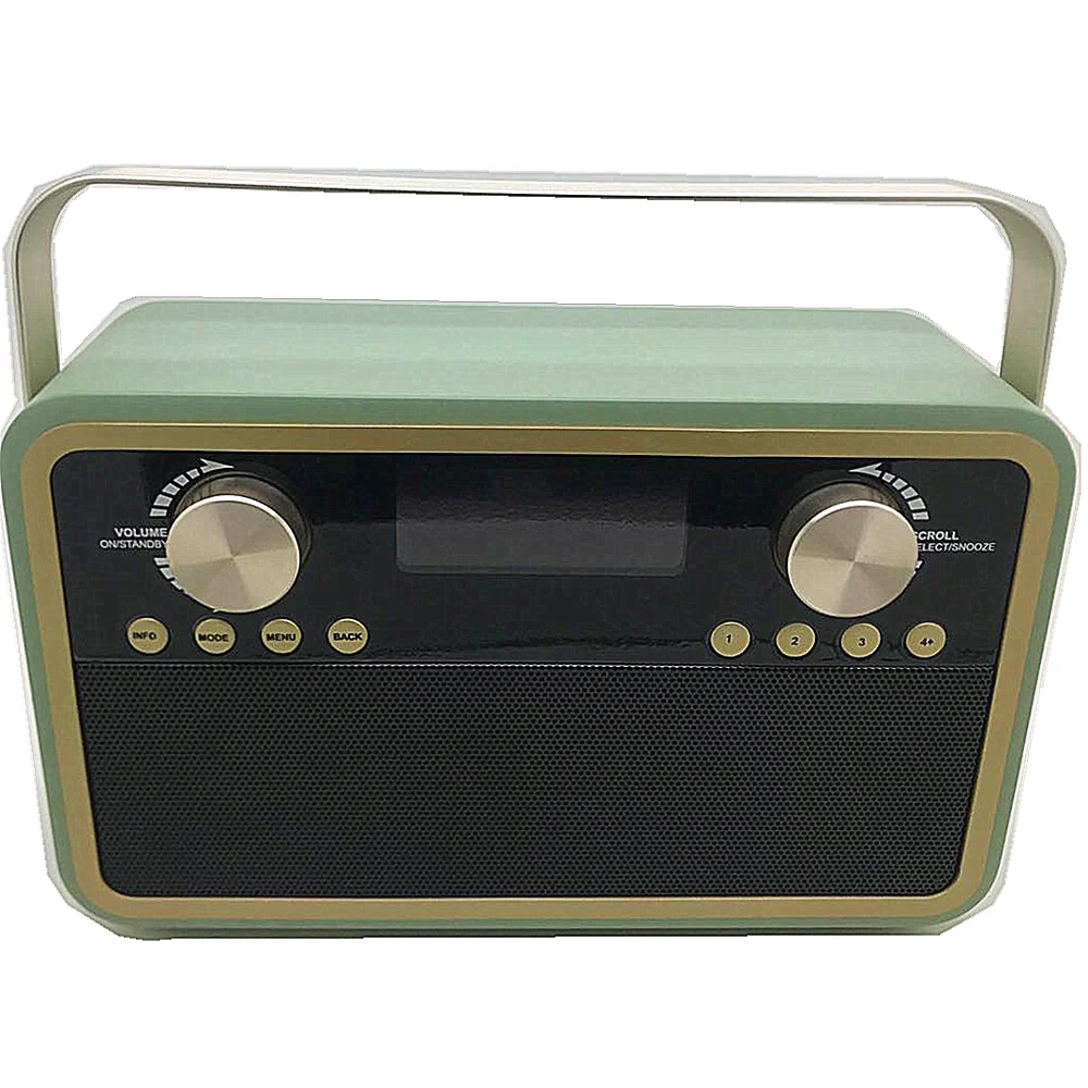 Деревянный классический FM/AM/SW радиоприемник для домашнего использования с функцией BT динамика и цифровым