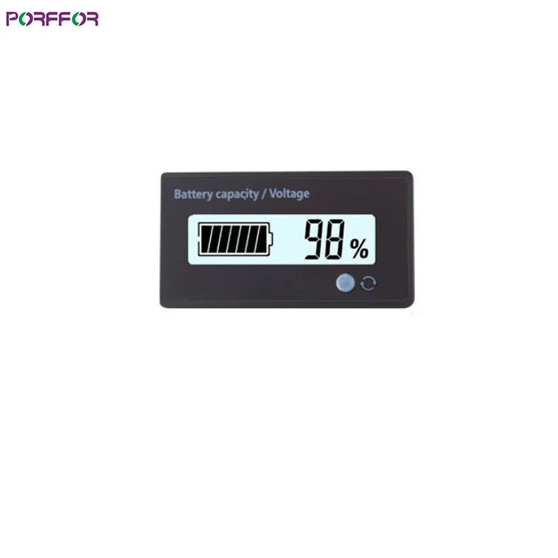 7-100V 6-73V 12V 24V 48V Lead acid Lithium Battery Capacity Indicator Car Motorcycle Digital Voltmeter Voltage Tester Meter Tool
