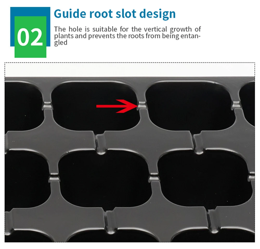 JYJH 60g 300PCS Amazon Hot sale Factory Wholesale Pvc Material Plant Seedling Nursery Tray For Vegetable Seeds Propagation
