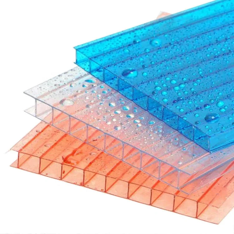 Good PC raw material high quality polycarbonate Sheet color hollow sheet polycarbonate greenhouse pc board from China factory