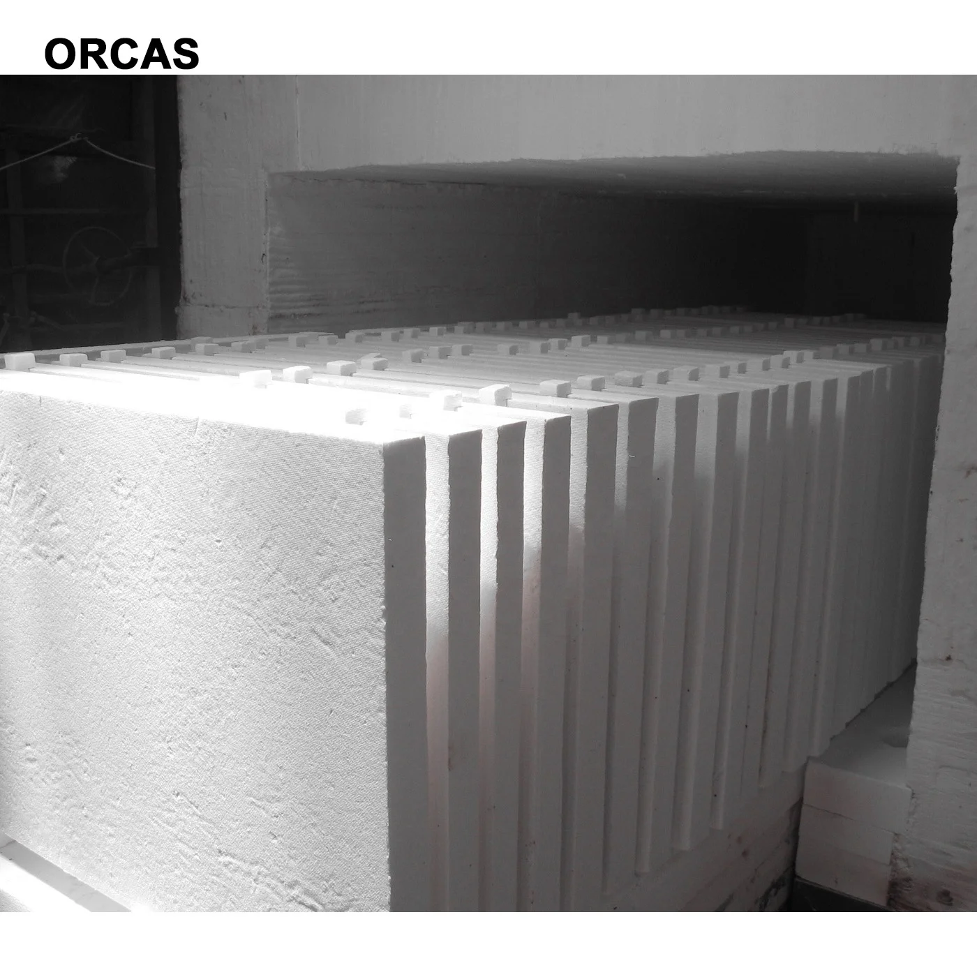 1800C High Temperature Insulation Polycrystalline Mullite Fiber Board for Industrial Furnace