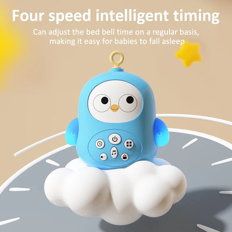 Wholesale Baby Musical bed bell rolling bell with music Baby Crib Mobile Music Box