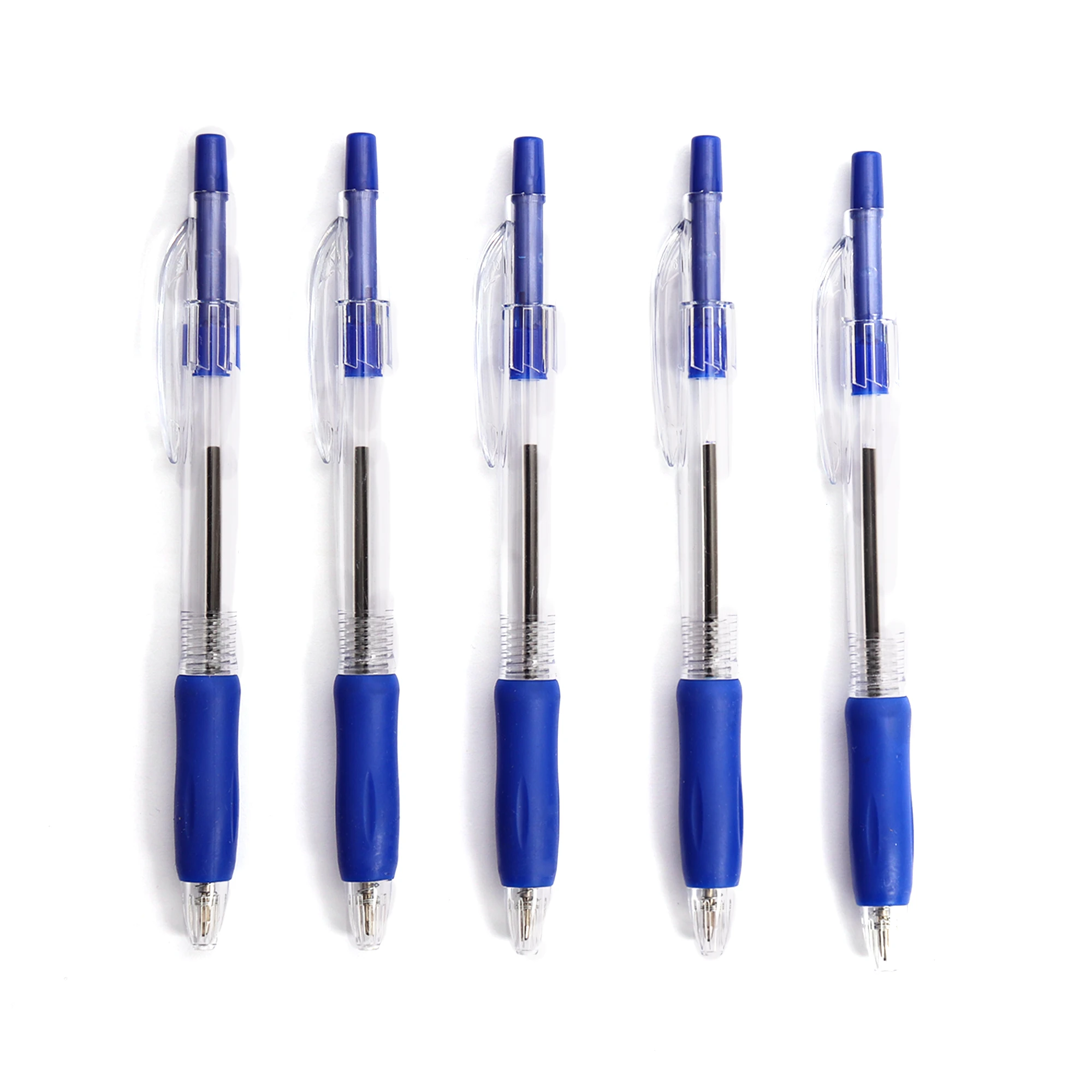 0.5mm Blue Customized Water-Based Ballpoint Pen Nice Neutral Gel Bullet Plastic Pen 0.7mm Writing Width for Office & School Use