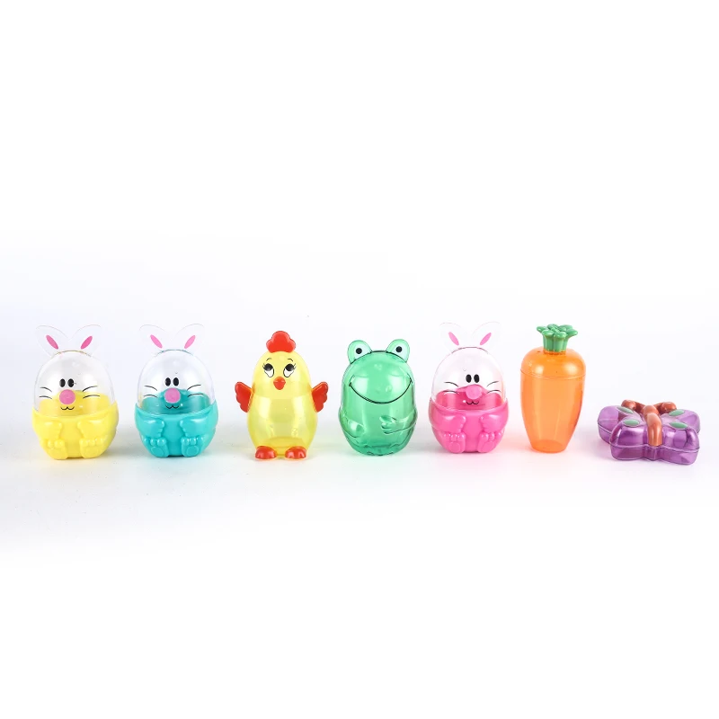 Hot selling plastic easter eggs chicken easter eggs PS Chicken Printing