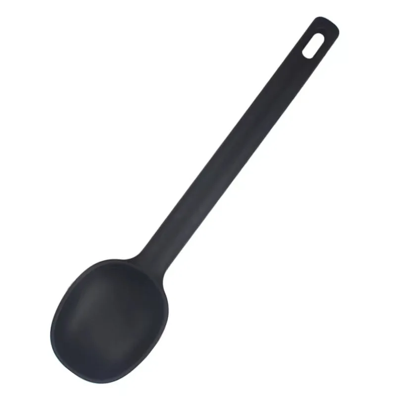 Kitchen Food Grade New Developed Silicone Kitchen Utensils Coated Silicone Kitchen Cooking Soup Spoon Scoop