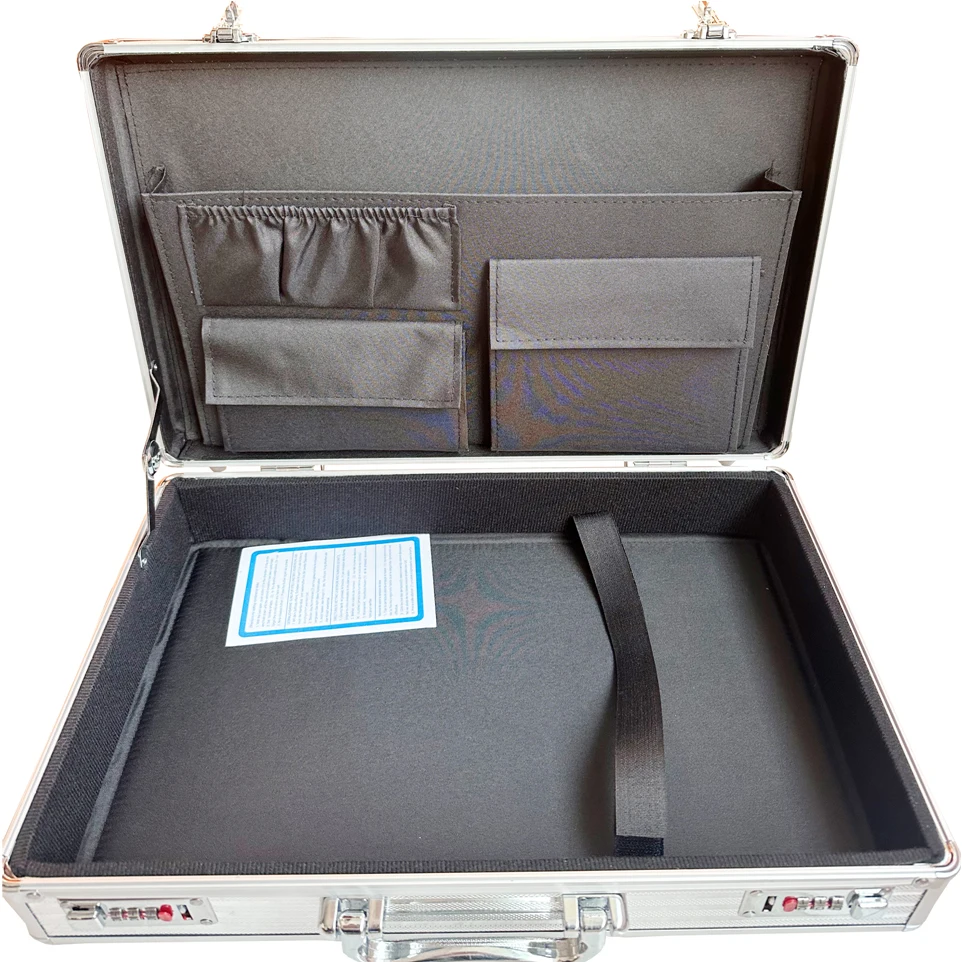 2024 New Design Red Aluminum Briefcase With Size 450*330*100mm With Stronger Handle .