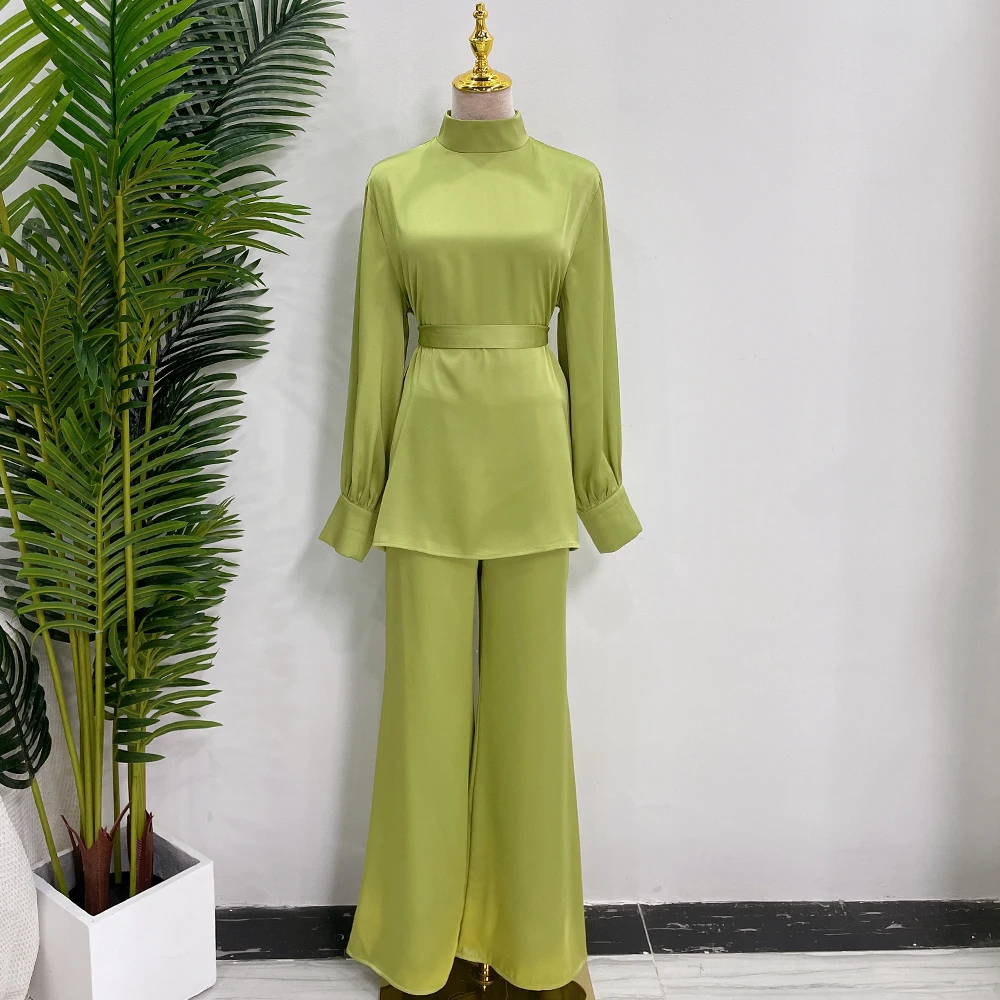 2023 Loriya Islamic clothing for  girls Turtle collar closed abaya sets  Dubai abaya muslim women turkey