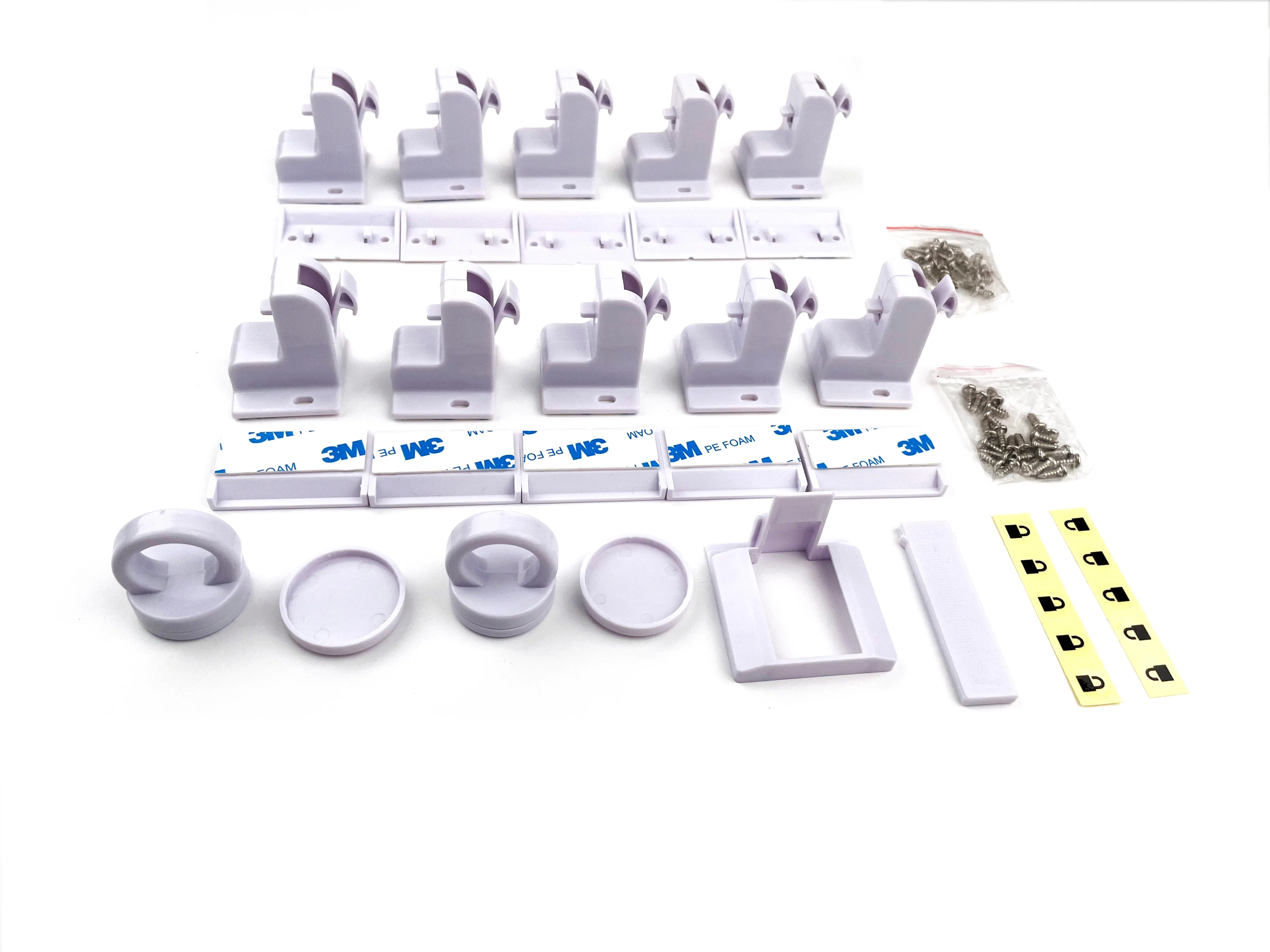 Easy Installation Magnetic Cabinet Locks for Baby Kid Safety Latches for Toddler Baby Proofing No Drilling or Tools Required
