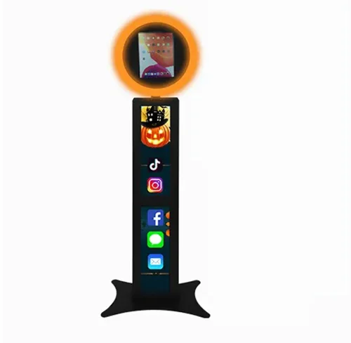 2024 лучший выбор фотобудка Ipad стенд с Rgb 360 градусов Светодиодное освещение фоны