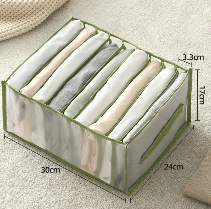 Washable Plastic Cloth Storage Home Drawers Bags Wardrobe Foldable Clothing Divide Closet Organizer Boxes