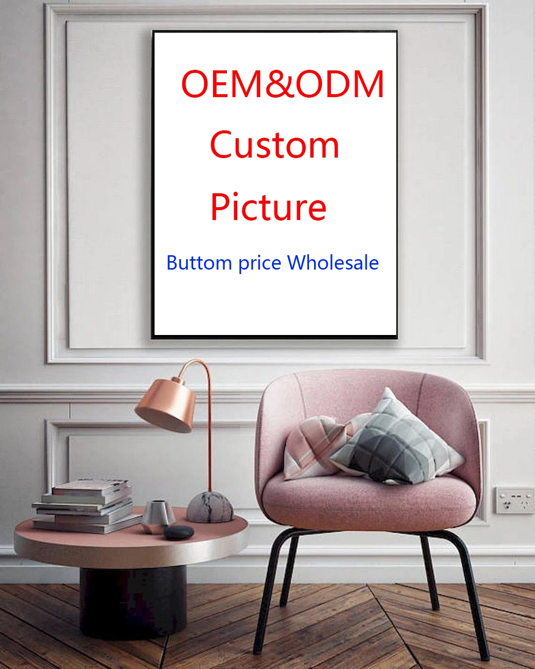 Custom Canvas Paintings Picture Natural Scenery Modern Canvas Decoration Painting Oil Bedroom Wall Art