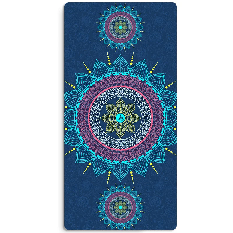 mat de yoga fitness folding exercise Fitness eco friendly pilates TPE nature rubber thick organic yoga mats printed bag