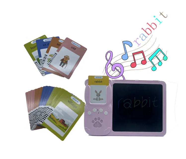 Enlightenment 112 card can speak, flash memory card, writing toy  Handwritten LCD writing pad for drawing
