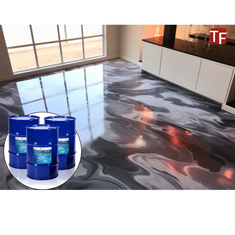 Creative DIY flakes & Metallic Epoxy Floor paint Coating with Color Mica Powder Pigments Professional Manufacturer