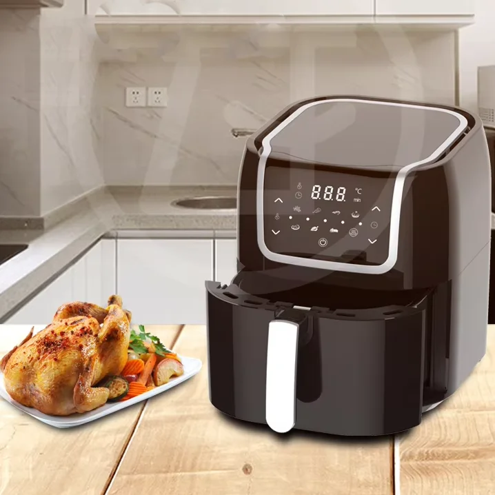 New Arrival Oil Free Smart Air Fryers Oven Electric Air Fryers Digital For Sale Microwave Freidora De Aire 8l