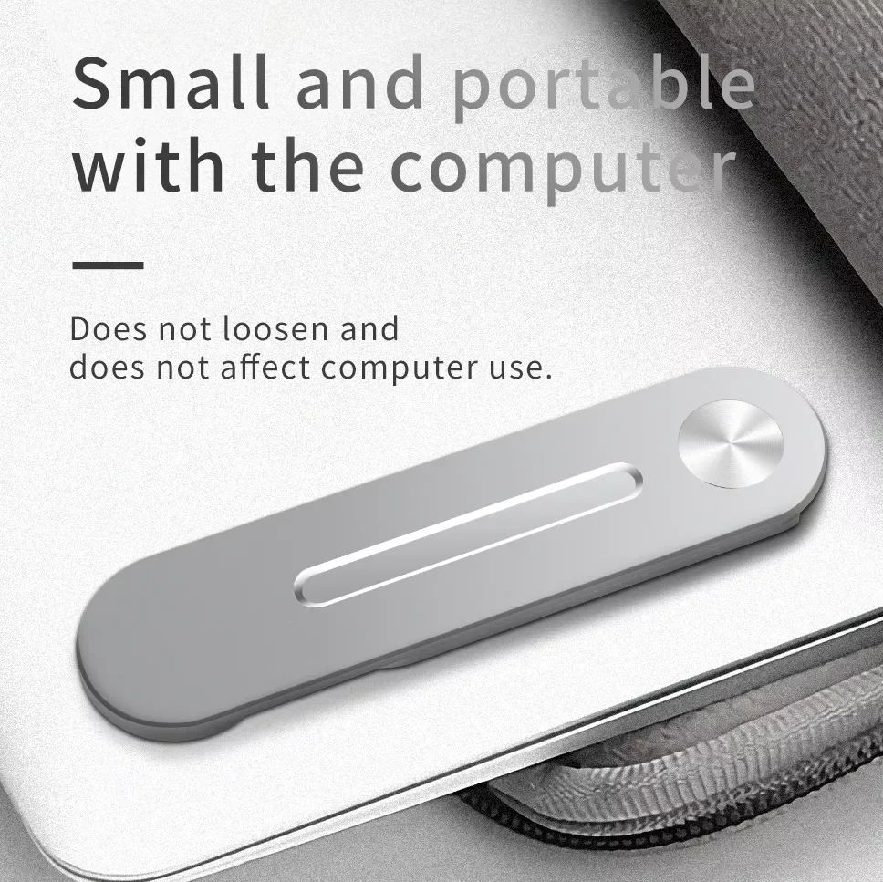 Portable Laptop Extension Stand Metal Aluminium Alloy Flexible Adjustable Magnetic Laptop Phone Holder For Laptop Screen
