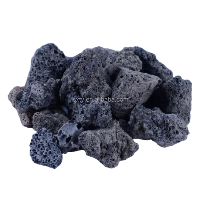 Lower Price Lava rock with rope Volcanic stone with hole for Remove dead skin