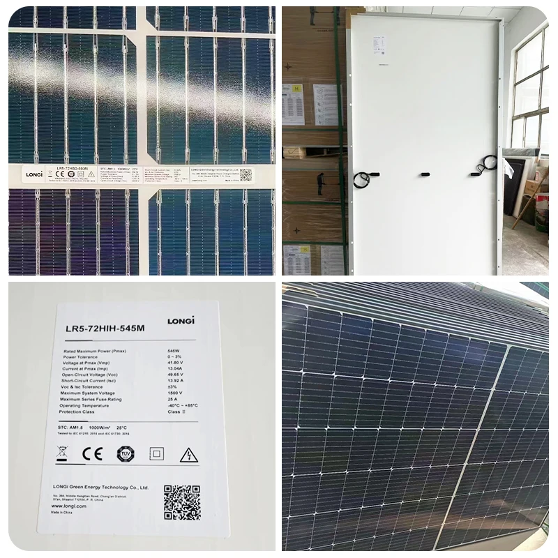 Newest Technology LONGI Solar Hi-mo 6 Scientists Photovoltaic Panels Half Cell 580W 585W 590W 595W 600W Solar Panel
