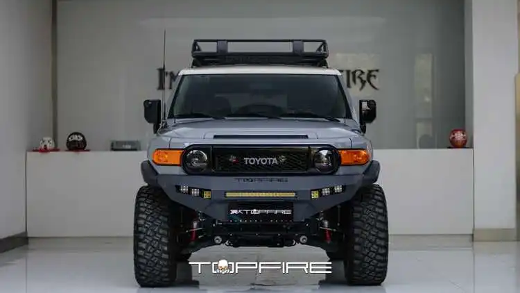 
Topfire Aluminium Alloy Automotive Parts Front Bumper Accessories FJ Cruiser for Toyota 