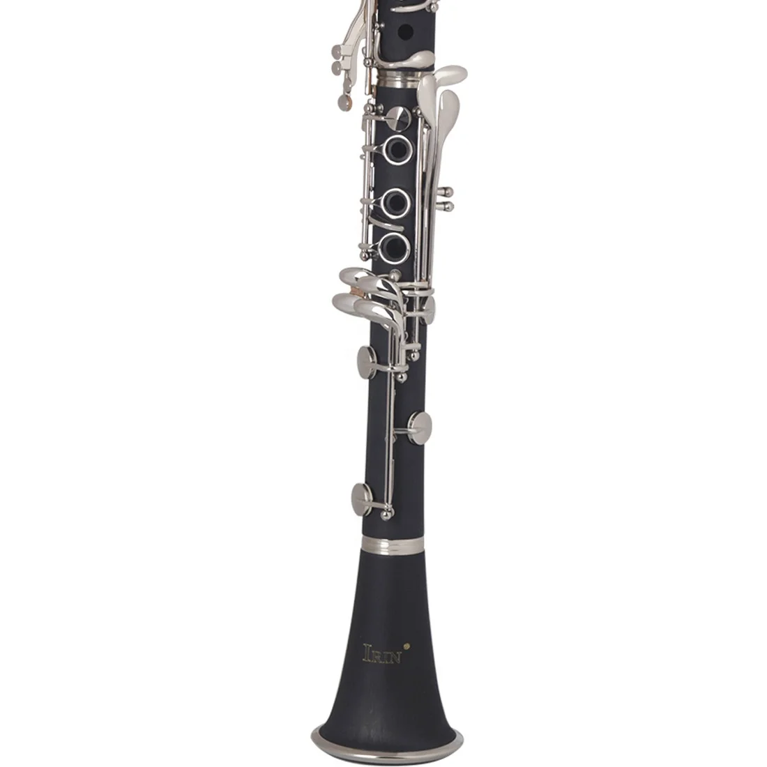 Bakelite Clarinet Instrument Transparent OEM BB Nickel Plated Wooden Professional B-flat 17-key 17 Golden Clarinet Wood 17 Keys
