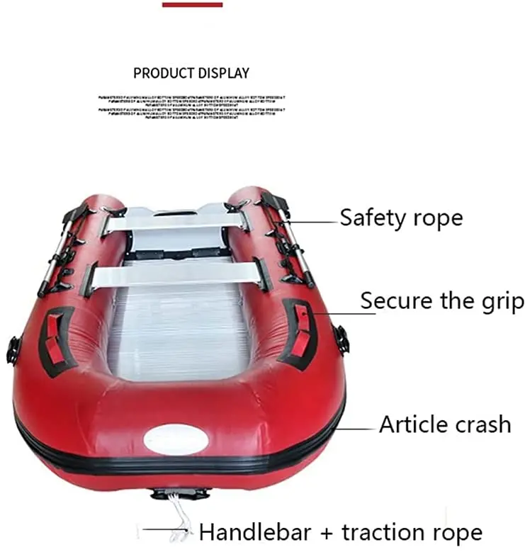 Electric and Manual Aluminum Bottom PVC Boat for Water Sports