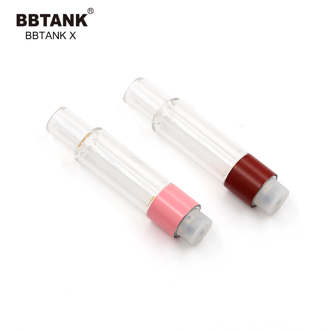 Стеклянный керамический бак BBTANK X cbd oil толстый масляный картридж с резьбой 510 без пуговиц горения 5 мл 8
