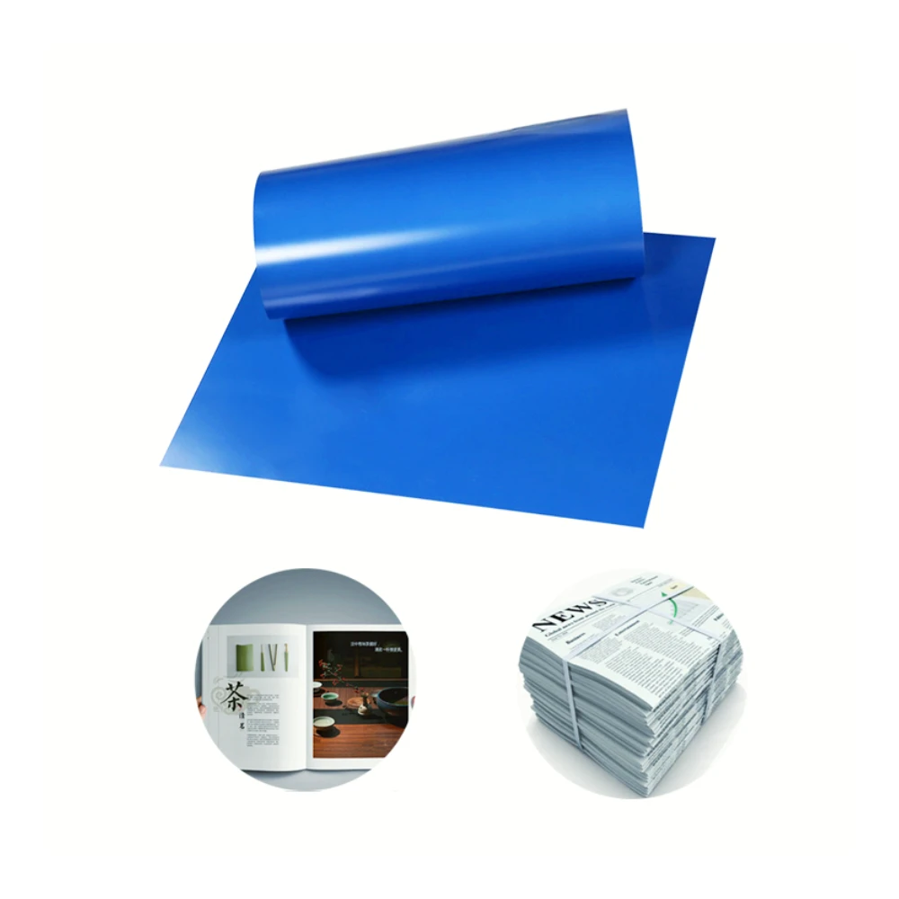 Huida Print-all blue coating uv ctp or ctcp printing plate for offset printing machine thermal uv ctp plates