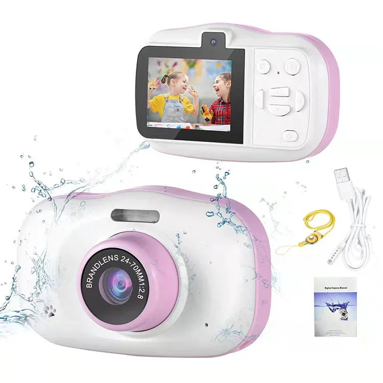 Hot sale mini video small Slr Sports Camera HD cmos   maximum Children Digital Camera