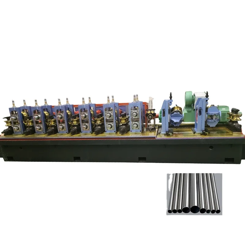 Pipe making machinery with flying saw carbon steel hollow pipe line