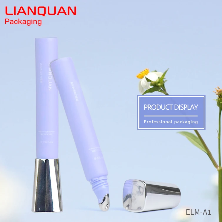 20-30ml Eye Cream Tube Packaging  with Metal applicator high end lip for eye gel container