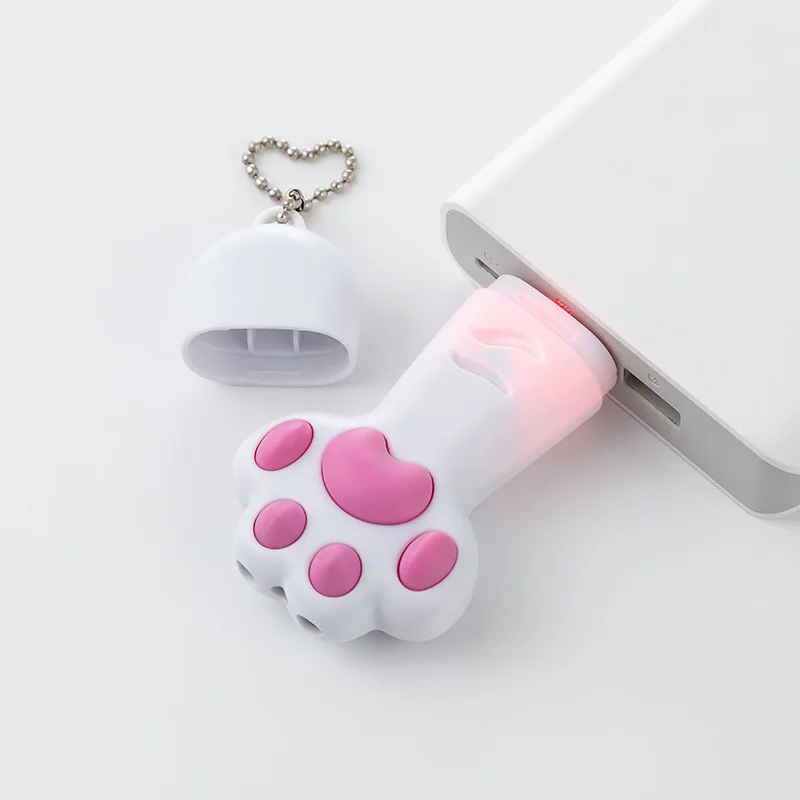 Милый лазерная указка кошка игрушка Paw луч USB зарядка для тренировки кошки Chaser игрушки