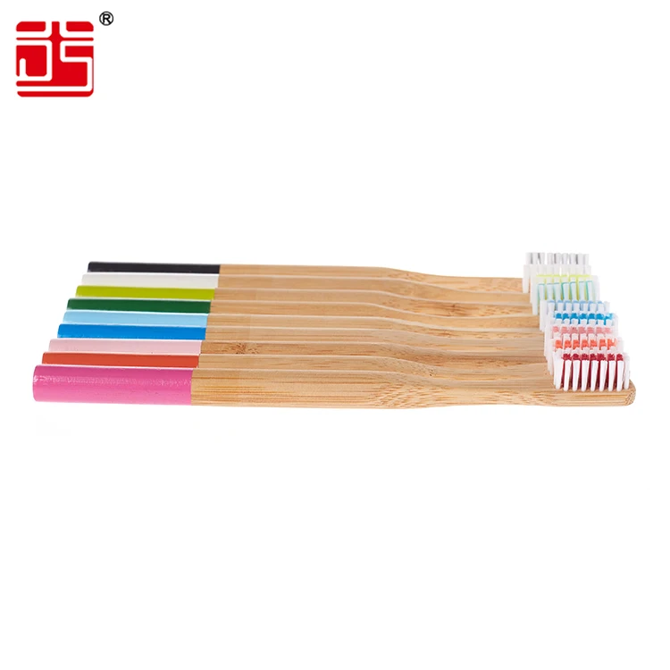 Bambu Handle No Plastic Eco Natural Bristle Charcoal Bamboo Toothbrush For Hotel Use Dental Kit