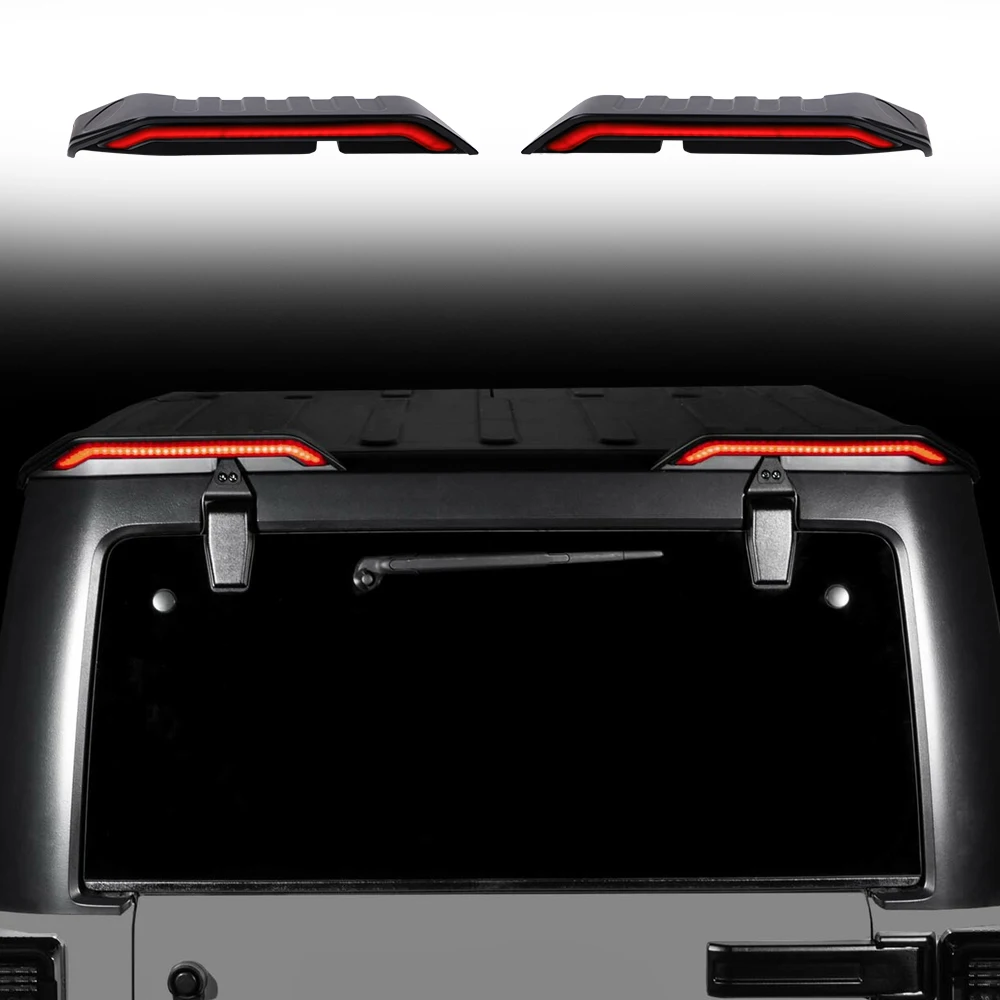 For Jeep Wrangler Jl 2018 2020 Liberty Gladiator Left Square Rear Led Turn Signals Lamp Out Fender Side Marker Tail Lights Truck