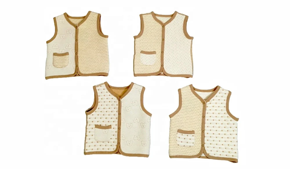 
100% cartoon baby vests waistcoats unisex infant to toddler spring autumn baby vest 