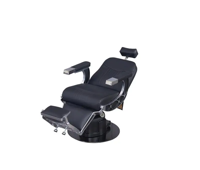 Salon furniture classic black silla de barbero hairdresser electric barber chair for sale