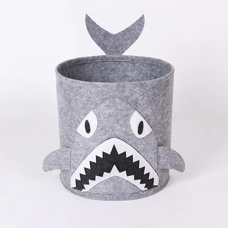 Custom design Animal storage basket collapsible nursery storage box household laundry felt storage basket