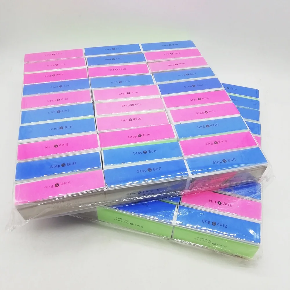 Polishing Buffer Small Cheap Wholesale File 4 Step Nail Buffing Block