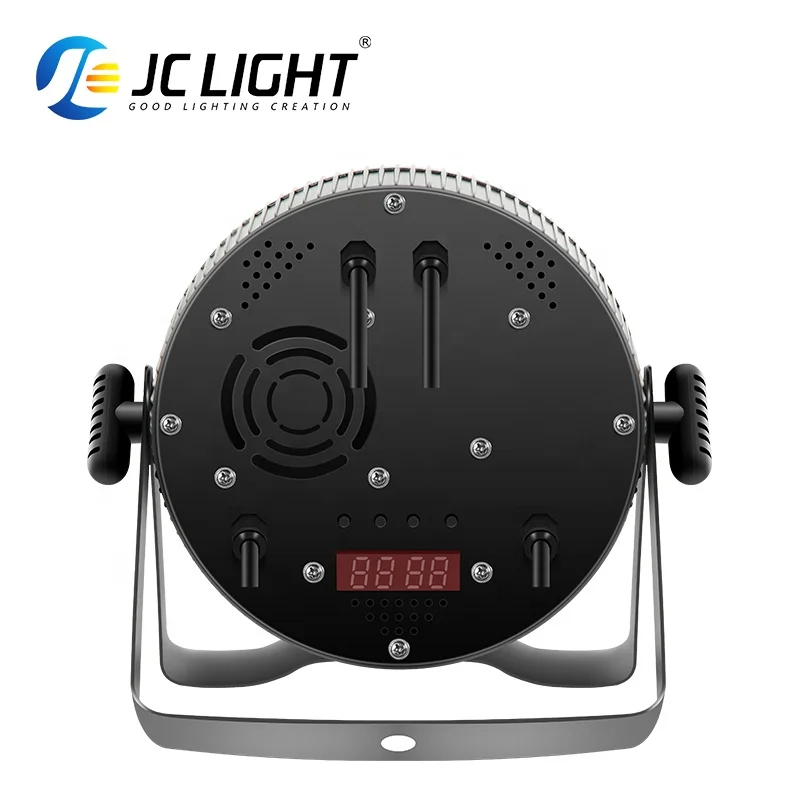 Wedding Party Dmx Full Color Indoor Up lighting Stage Lighting Disco Rgbw Flat 54x3w Rgbw Led Par Light