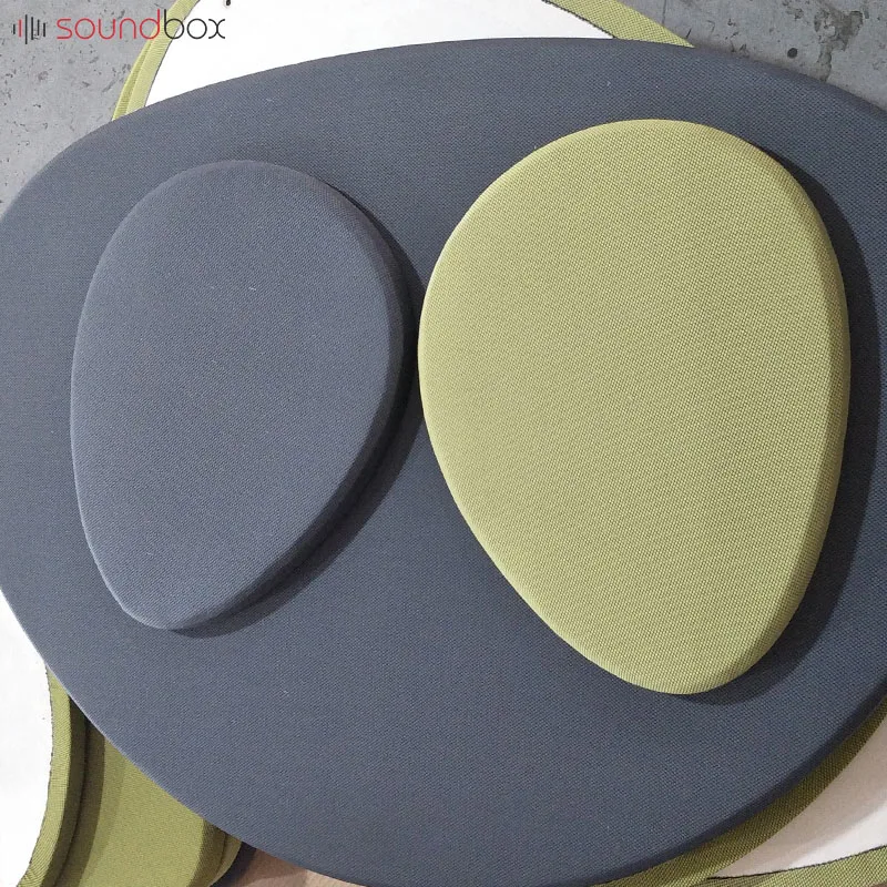 Soundbox custom materials soundproof hall insulation board sound-absorbing fabric panel for office wall ceiling