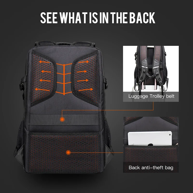 Chinese Travel Business Zaino Men Bag Pack Usb Charger Bags for Man Laptop Back Pack Custom Mochilas Juveniles