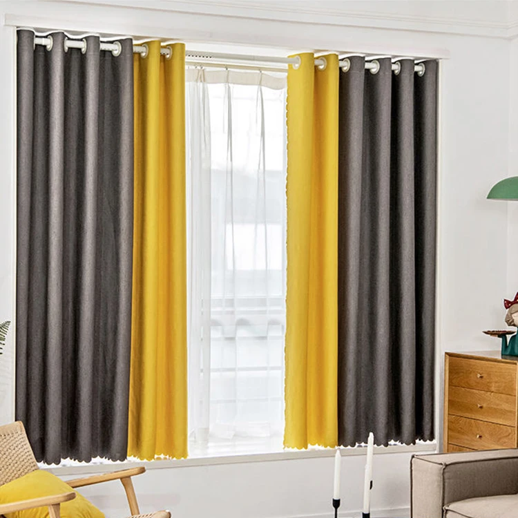 Popular products In Stock Linen Curtain Fabric For Living Room