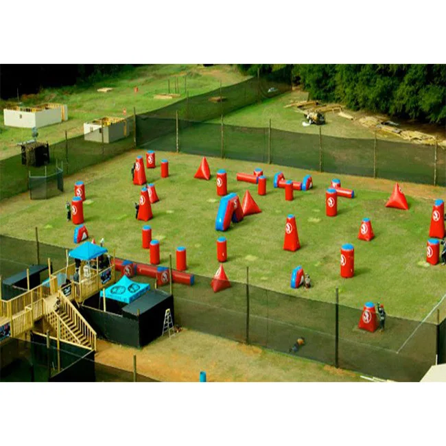 Hot sale cheap paintball bunker paintball obstacles game inflatable shooting paintball bunker