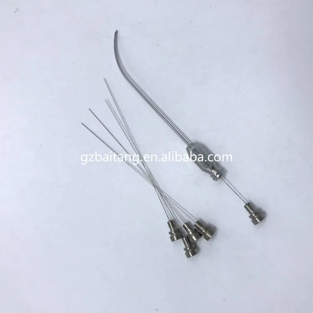 reusable stainless steel stylet cleaning needle for cannula liposuction fat transfer different size