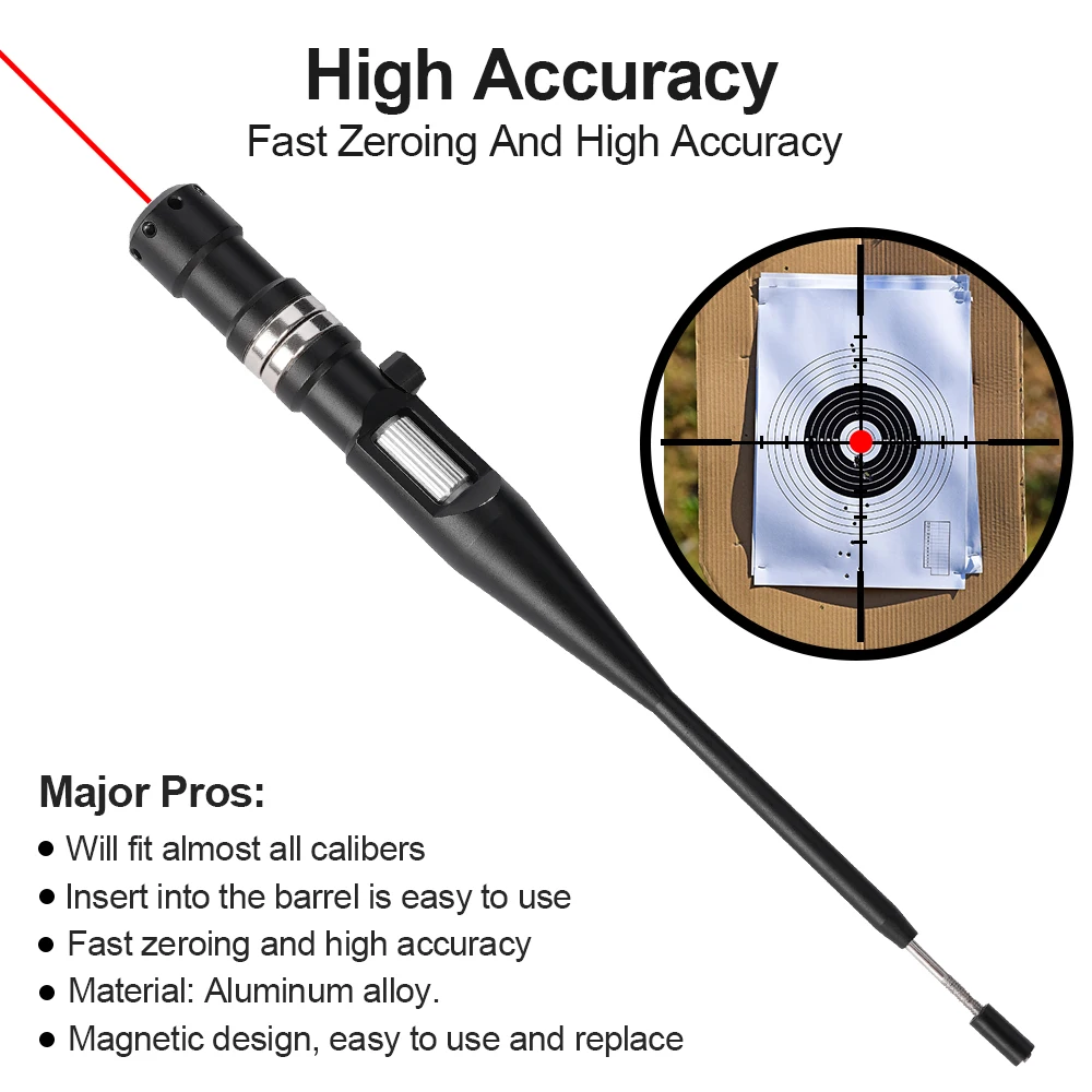 Outdoor Hunting high Accuracy  Fast Zeroing Magnetic Switch Shooting Aids Adjustable Accessories Kit