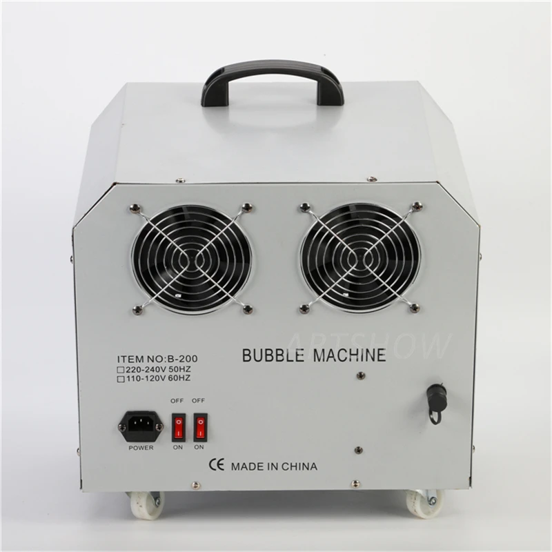 300W 2-Wheel Big bubble machine Professional Stage Equipment Disco DJ Wedding Remote wireless control bubble machine