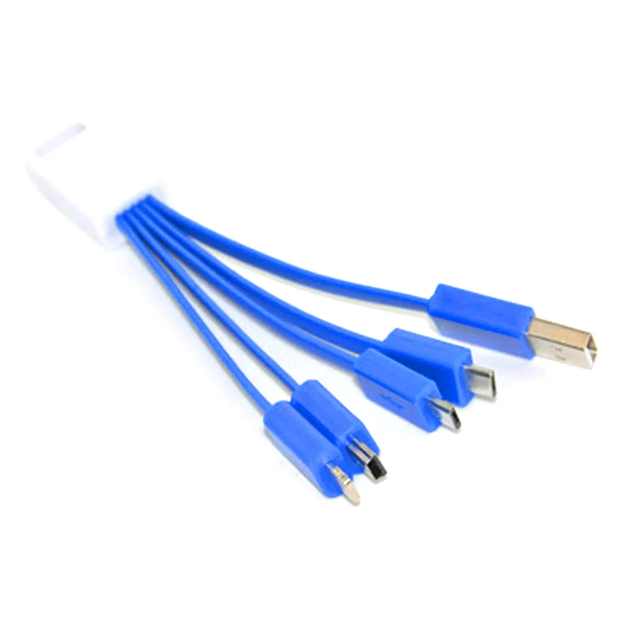 Модный дизайн 5 в 1 многопортовый зарядный usb-кабель оптом