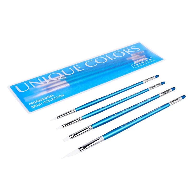 Synthetic Hair Acrylic Watercolor Paint Brush Set Birch Handle Durable Professional Brush Collection For Artist or Beginner